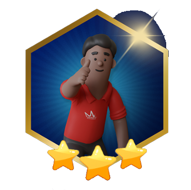 Collect badges and stars