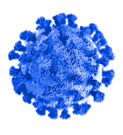 A stylised render of Coronavirus